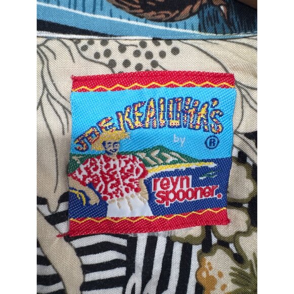 Reyn Spooner Joe Kealoha Mens Shirt Sz XXL Short Sleeve Button Front Hawaiian - Picture 5 of 10